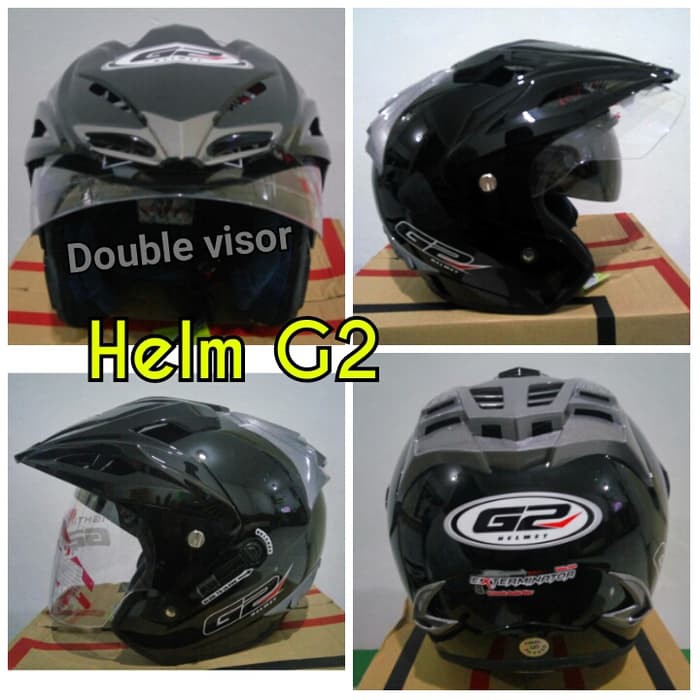 Helm G2 Exterminator / helm half face / helm murah