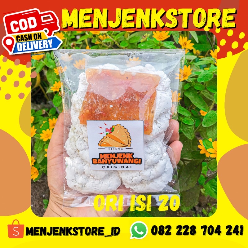 Cireng Rujak Original Isi 20 Super HEMAT ||Cireng Bumbu Rujak Endul | Cireng Original Cireng Salju || Home Made || Fresh Food Produksi Sendiri By.Cireng Menjenk Banyuwangi