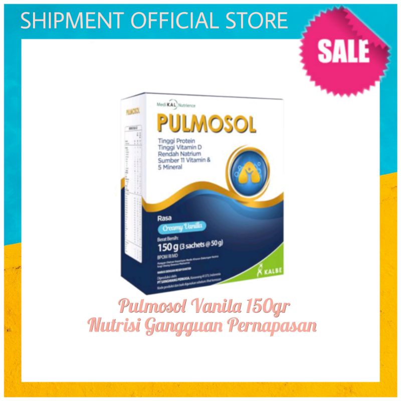 

SHIPMENT - PULMOSOL GANGGUAN PERNAPASAN PARU PERNAFASAN TINGGI SUSU PROTEIN KALBE