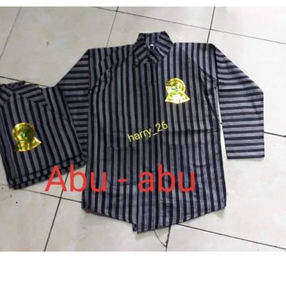 Modern Surjan Lurik Abu Abu Sr1 Shopee Indonesia