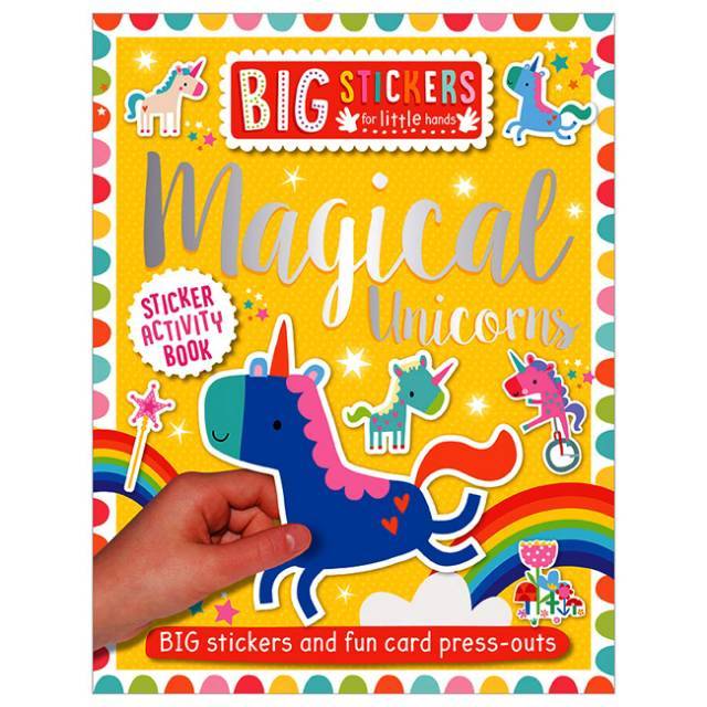 

Magical Unicorns Sticker Activity Book - Big Stickers For Little Hands