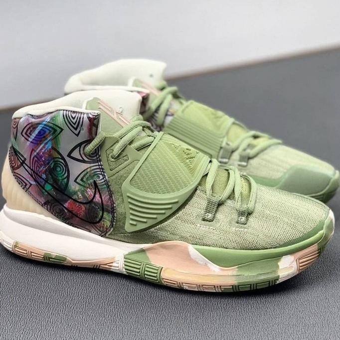 Sepatu Basket Nike Kyrie 6 Pre Heat Shanghai Green White Tamamart12