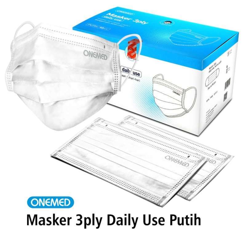 Masker Non Medis / masker 3 ply onemed / masker isi 50