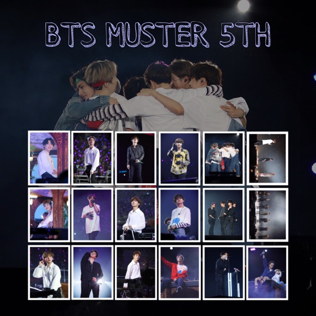 [kstuffind] BTS Mini Photocard Muster 5th Mini Polaroid Murah