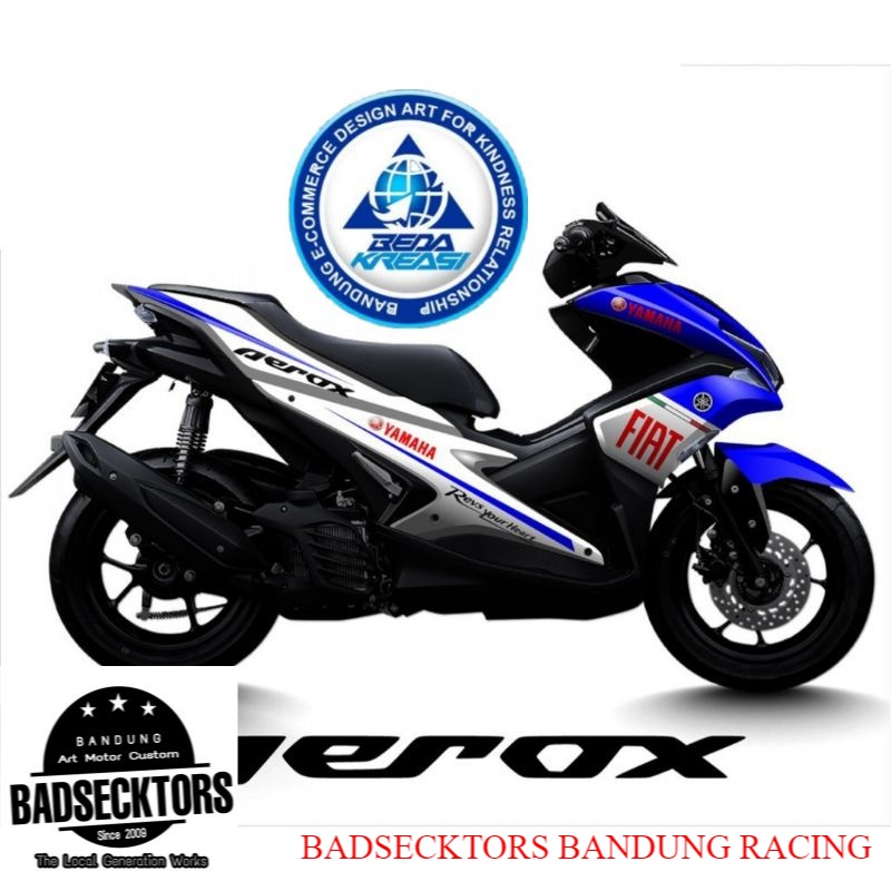 DECAL YAMAHA AEROX MOTIF FIAT keren