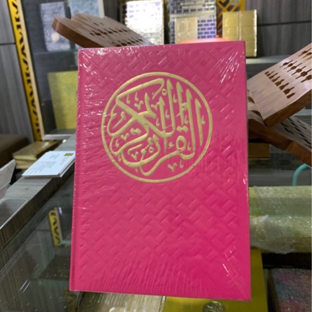 Al Quran Nabawi Ornament pink A5 terjemah