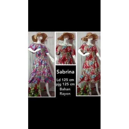 DASTER KERUT DADA SABRINA / Smok kerut dada/daster sabrina