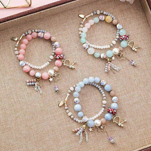 Charms gelang anak dewasa perempuan bangle bracelets cantik aksesories accesories disney