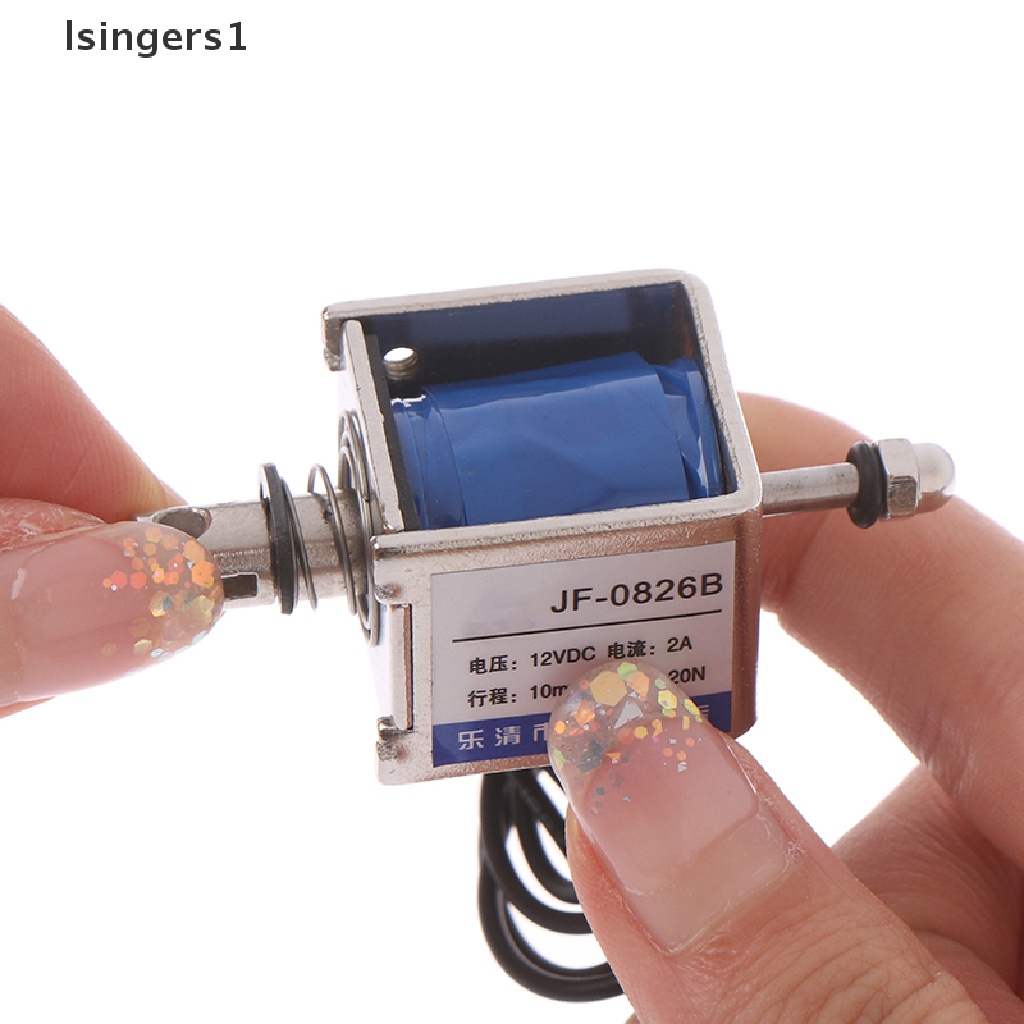 (lsingers1) Jf-0826b solenoid Elektromagnetik 12V / 2A 10mm 20N