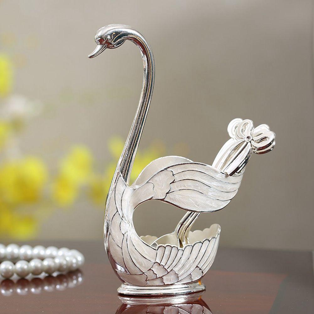 [Elegan] Dessert Spoon Portable Luxury Sendok Teh Sendok Garpu Makan Dessert Sugar Spoons Forks