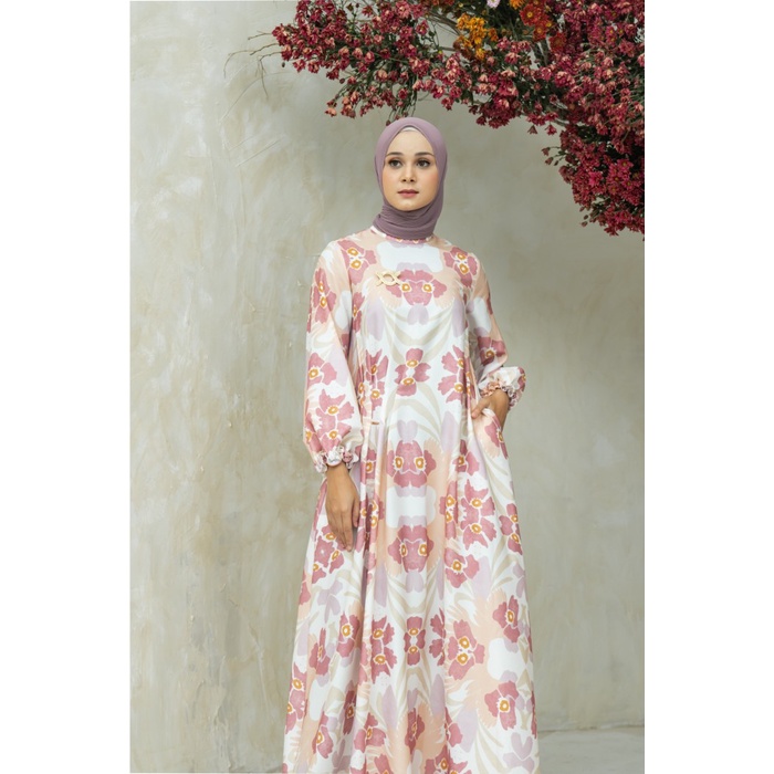 Sheila Dress Vanilla - Klamby