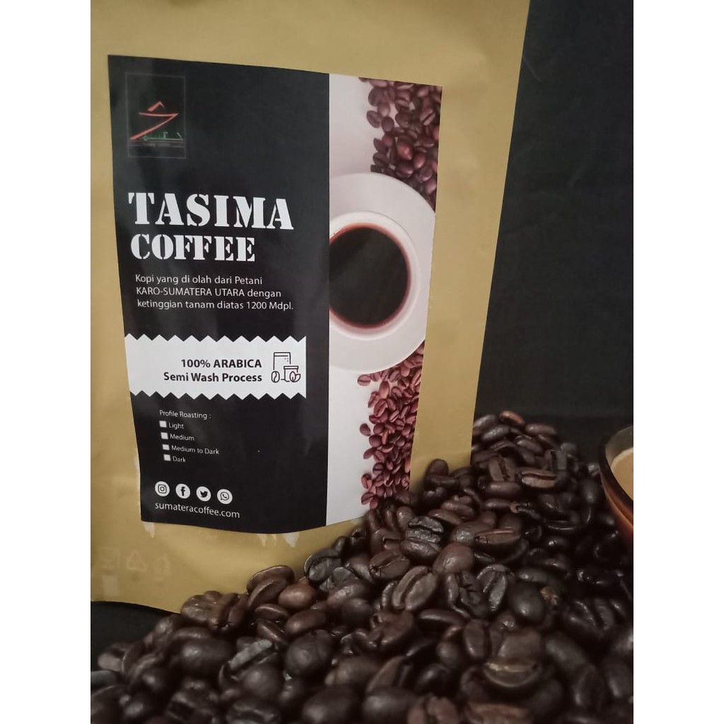 

Kopi tasima 250gr 100% arabica biji | bubuk