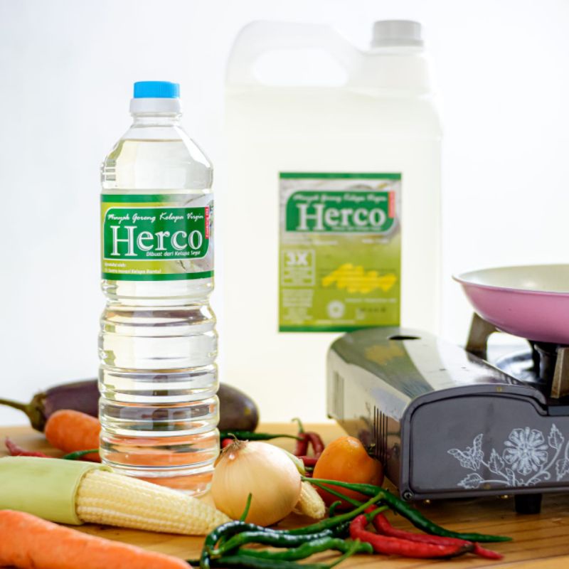 

HERCO Coconut Cooking Oil kelapa 5 liter barco murni non kolesterol sehat murah