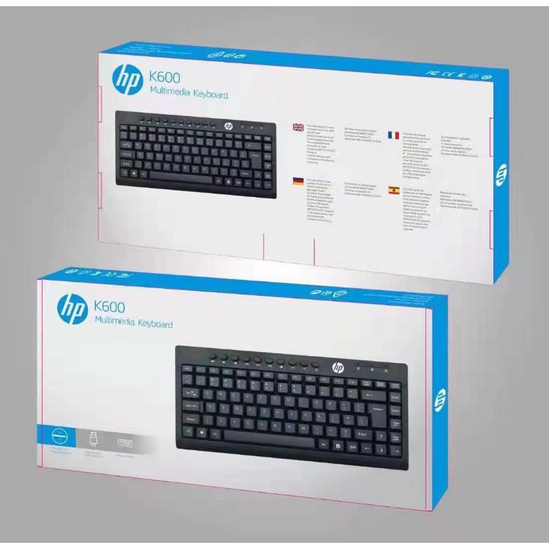 USB Mini Keyboard HP/Dell Multimedia For PC Laptop