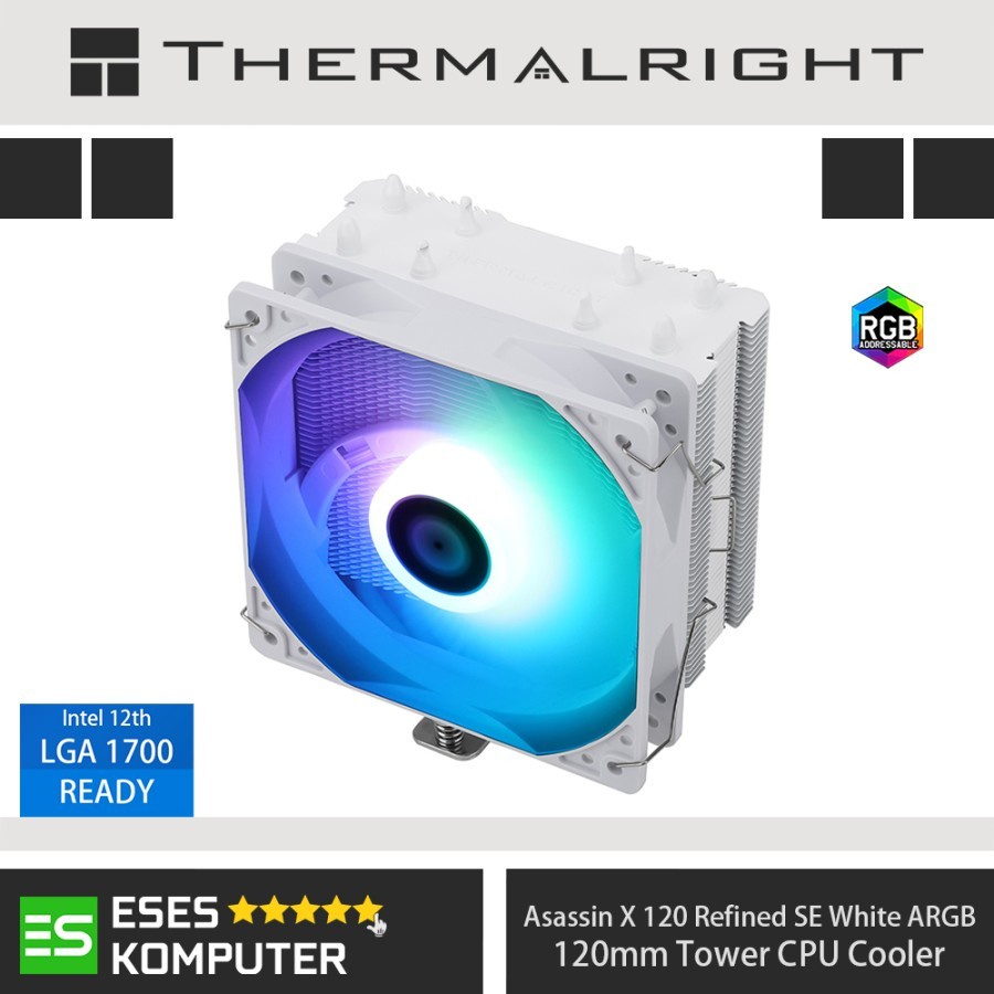 HSF THERMALRIGHT Assassin X 120 Refined SE White ARGB 120mm CPU Cooler