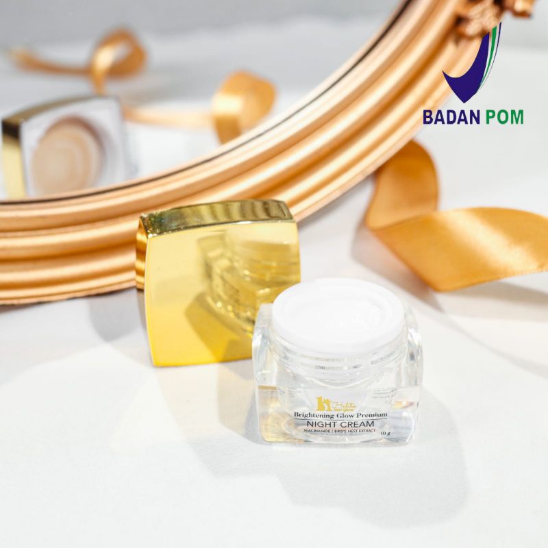 BPOM PAKET KOMPLIT HEDITA BRIGHTENING GLOW PREMIUM WITH BIRDS NEST EXTRACT