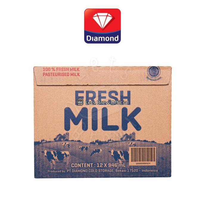

[COD] FreshMilk Diamond Susu Plain 1 Karton | Fresh Milk Diamond 1 Dus [COD]