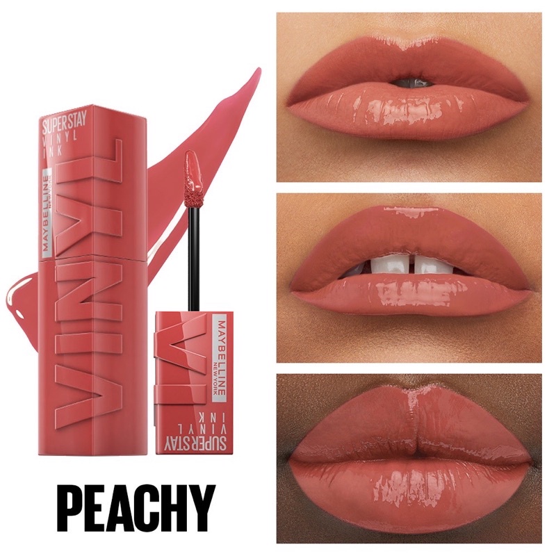 Maybelline Superstay Vinyl Ink Peachy Mischievous