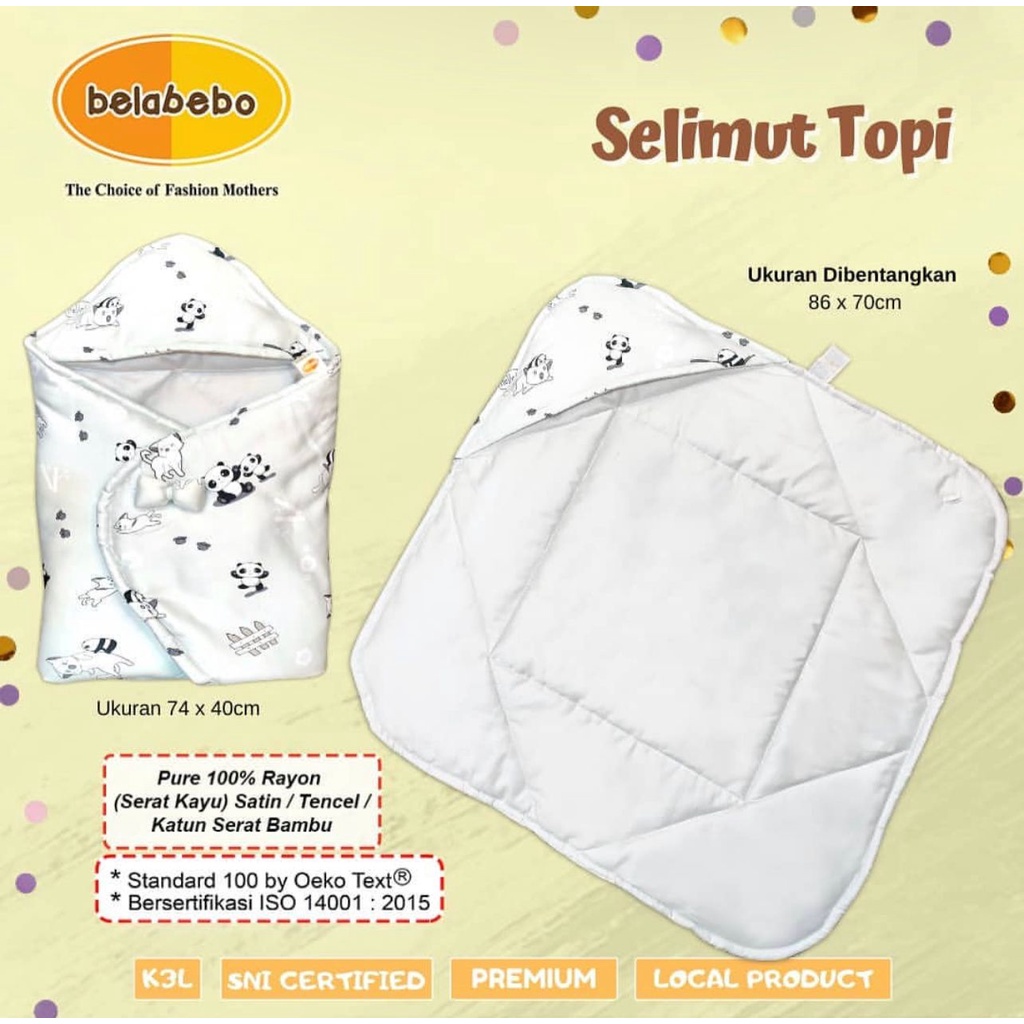 Belabebo - Selimut Topi Bayi /Baby Blanket