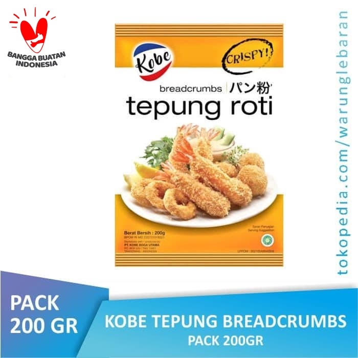 

Ds11 Pack Kobe Tepung Breadcrumbs Roti 200 Gr G6B040B1
