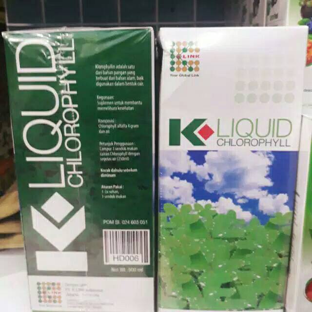 Klorofil Chlorophyll K Liquid Herbal Alami Shopee Indonesia