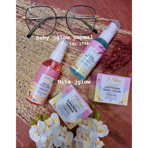 Jglow Skincare Paket Baby Jglow Khusus Remaja Perawatan Kecantikan aman(100 % ORIGINAL & BPOM )