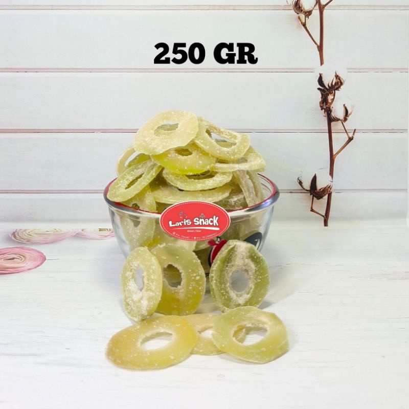 

Manisan Pala Cincin Kering Segar Enak 250gr