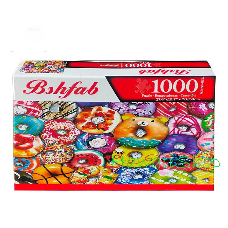 Puzzle Jigsaw 1000 pcs Uk.70 x 50cm - Donut Resist