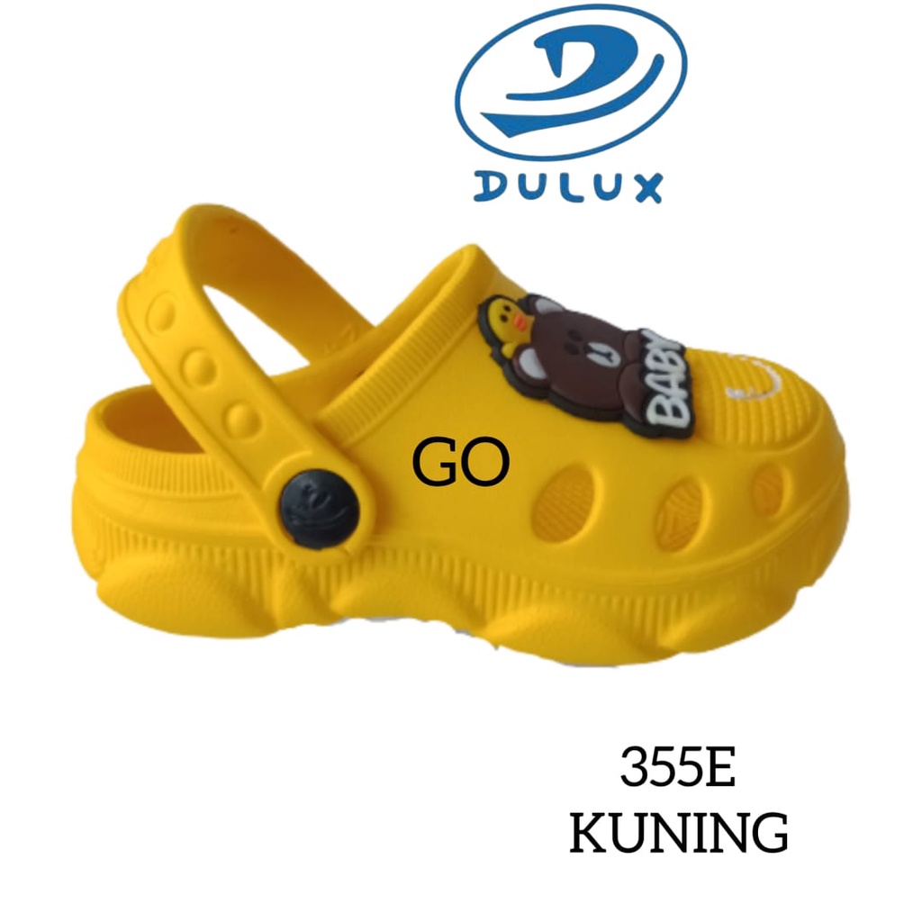 gos DULUX 355E Sandal Baim Balita Baby Bear Tali belakang Sandal Anak Laki Laki Cowok Karakter Line Baby