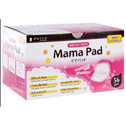 Dacco Mama Pad Breast Pad - 56 Pcs