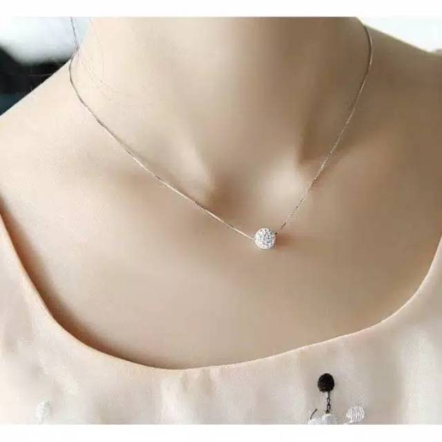 [READY JATENG] KALUNG TITANIUM ANTI KARAT GAYA KOREA RETRO LIONTIN