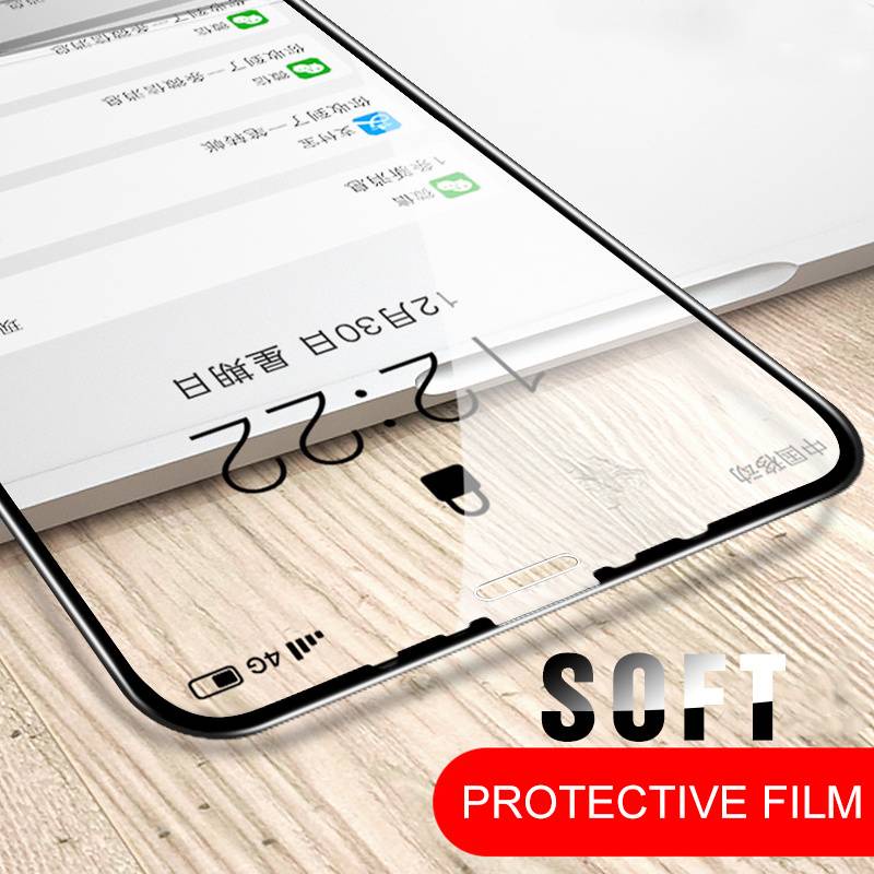 2PCS Soft Glass Ceramic Film for Xiaomi Mi 10 / 10pro / 11 / 11 pro / 11 ultra / redmi note 9 4G / note 9 5g / note 9 pro / note 8 / note 8 pro 9D Tempered Glass Film Screen Protector