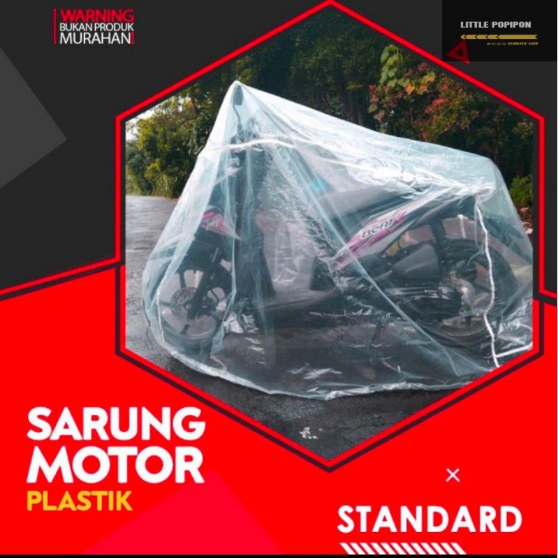 Cover Motor Plastik Premium - Motor kecil