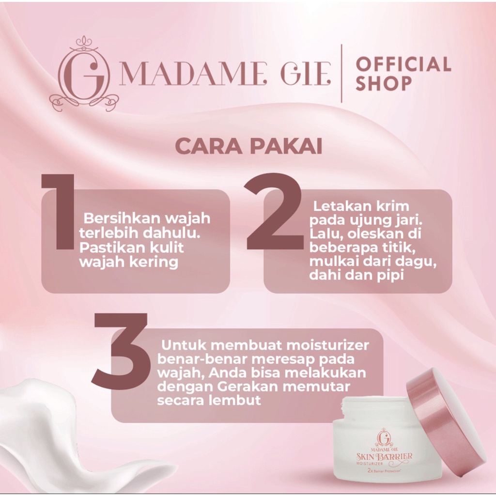 Madame Gie Skin Barrier Moisturizer - Skincare Pelembab