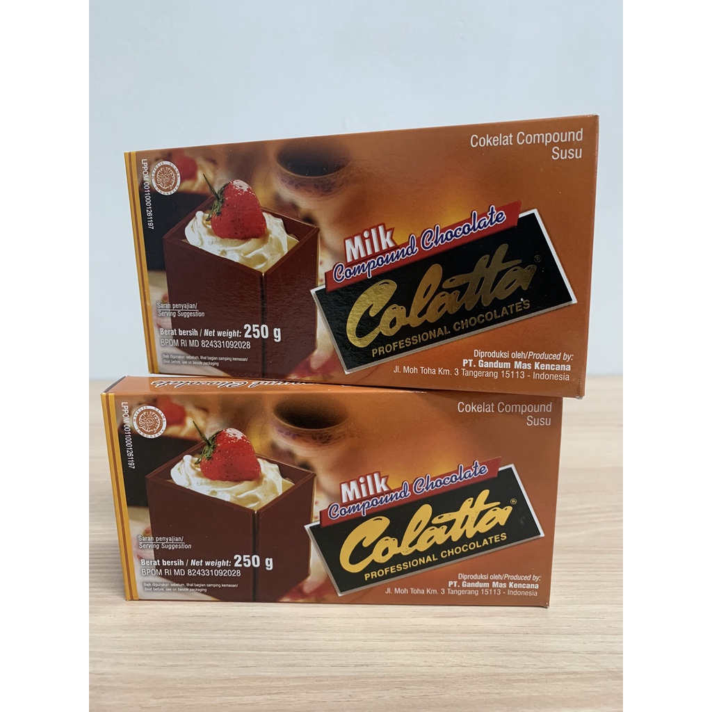 

Colatta Milk Compound Chocolate 250g / Coklat Masak Colatta