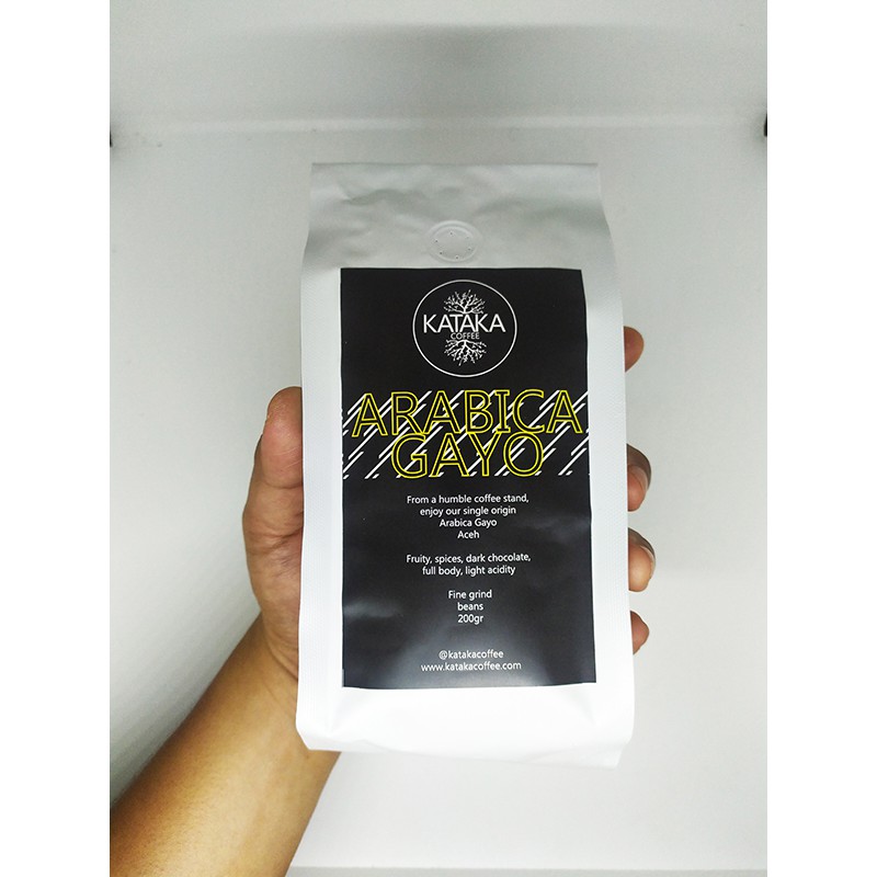 

Kataka Kopi Arabica Gayo Aceh - Kopi Bubuk/Beans 200gr