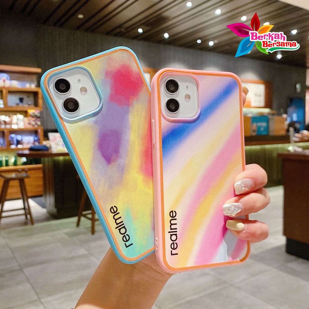 SS044 SOFTCASE RAINBOW REALME C2 2 PRO A1K 5 5I C3 5S 6 C11 C12 C25 NARZO 30A C15 C17 7I BB5662