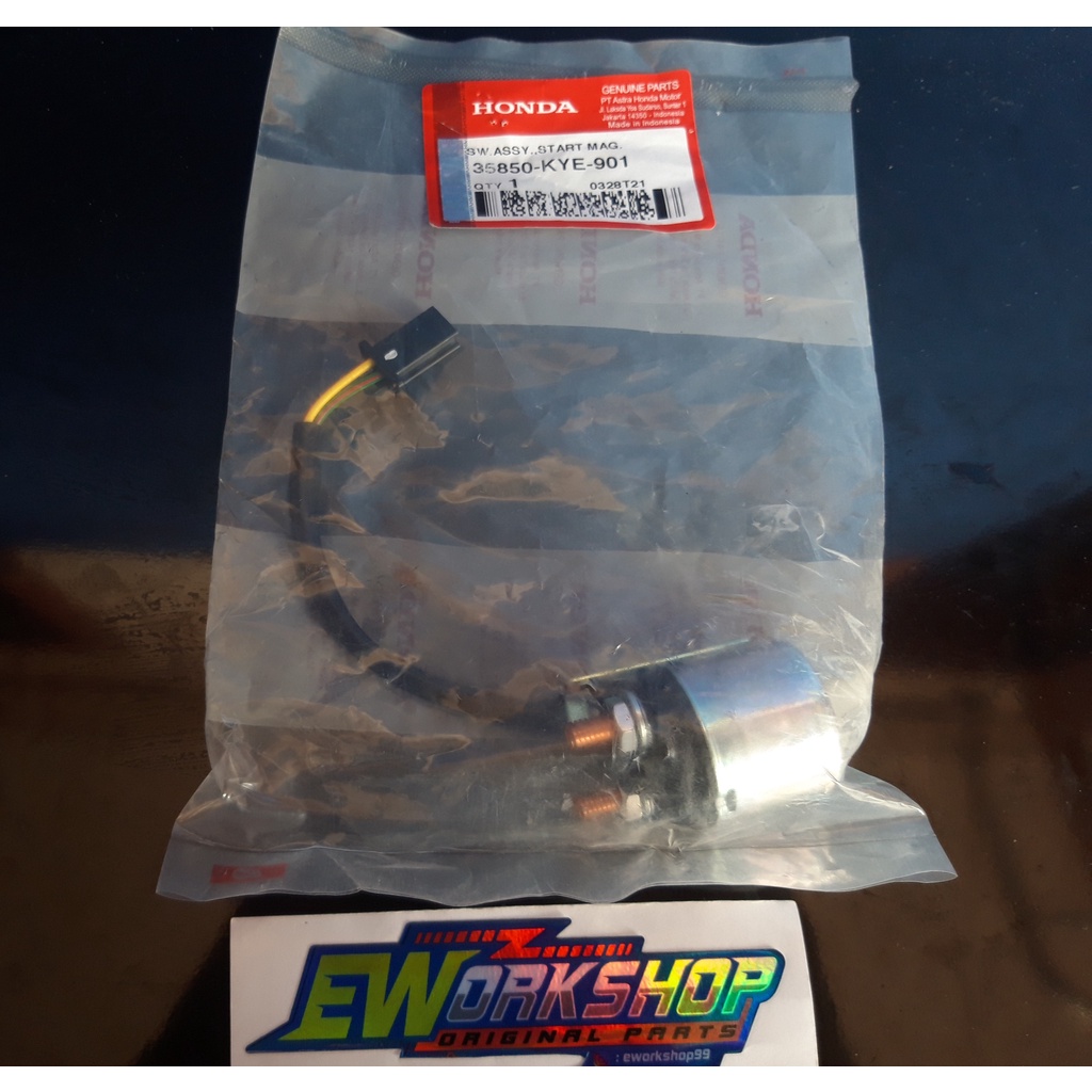 BENDIK RELAY STARTER - NEW MEGAPRO MONO FI ASLI HONDA 35850KYE901