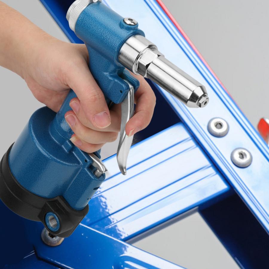 Pneumatic Rivet Gun Air Tang Paku Rivet Nut Gun Otomatis Rivet Mur  Alat Rivet Tang Rivet Ripet Samb