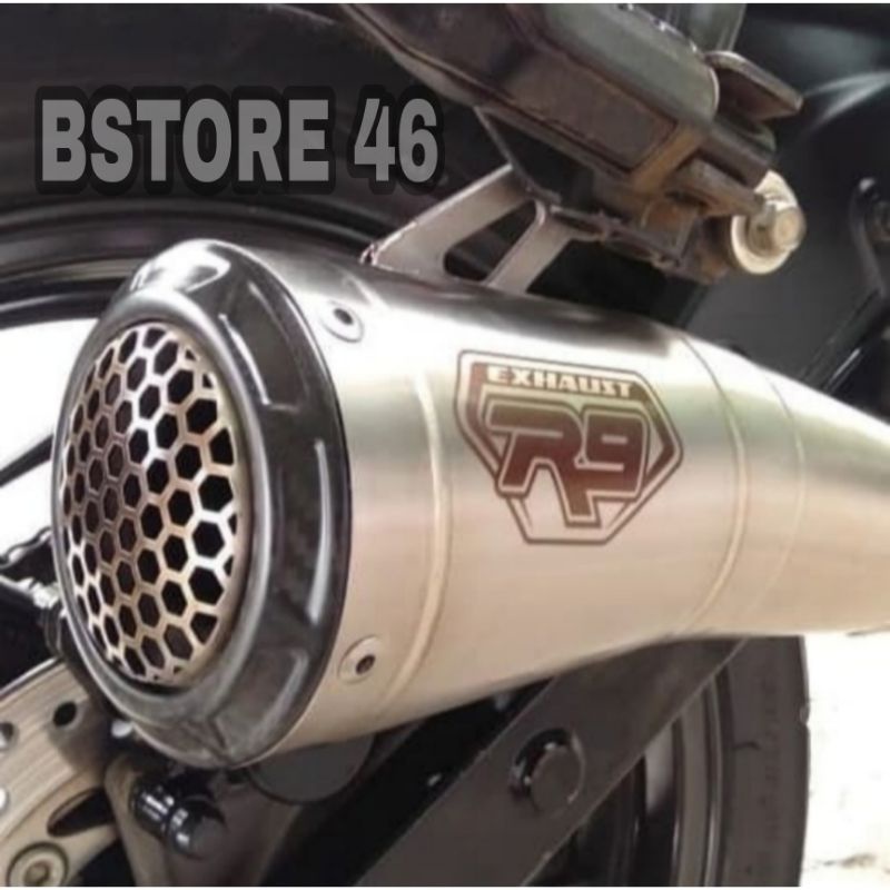 R9 knalpot racing R9 GPX SS r25 mt25 cbr 250rr ninja 250 fi 2017 new ninja 250 fi 2018 full system o