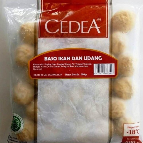 Jual Cedea Bakso Ikan Dan Udang 500gr Shopee Indonesia