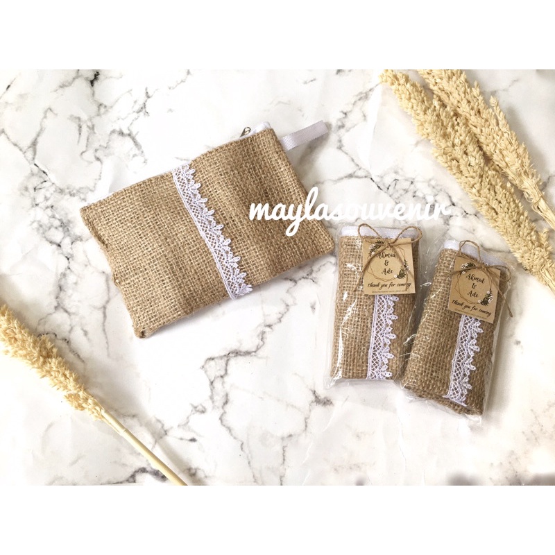 Souvenir dompet goni | souvenir dompet murah | souvenir dompet rustic