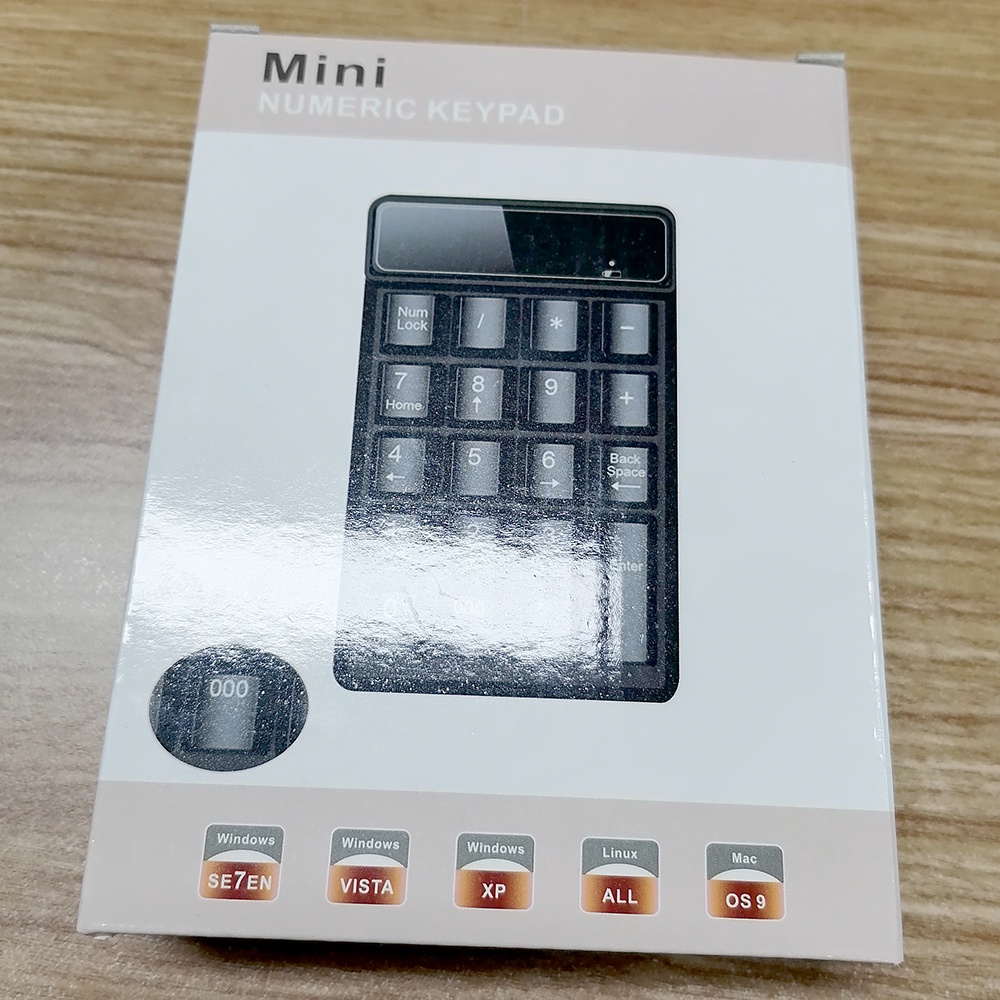 Etmakit Numeric Keypad Numpad Wireless 2.4GHz - 119477 - Black