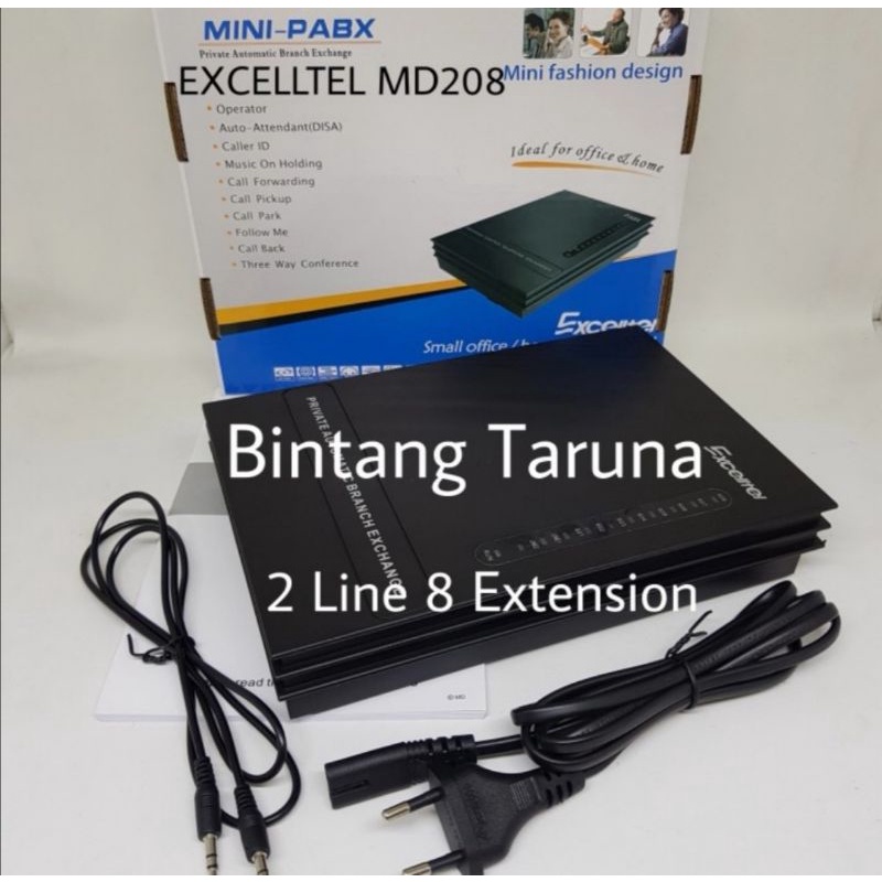 Mini Pabx Excelltel MD208 Pabx 2 line 8 ext Pabx Excelltel MD-208 ORI