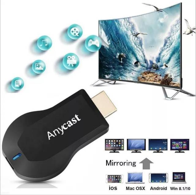 ORIGINAL-Anycast HDMI Dongle TV Wireless USB Receiver Bluetooth HP Sambungan TV WiFi High Quality