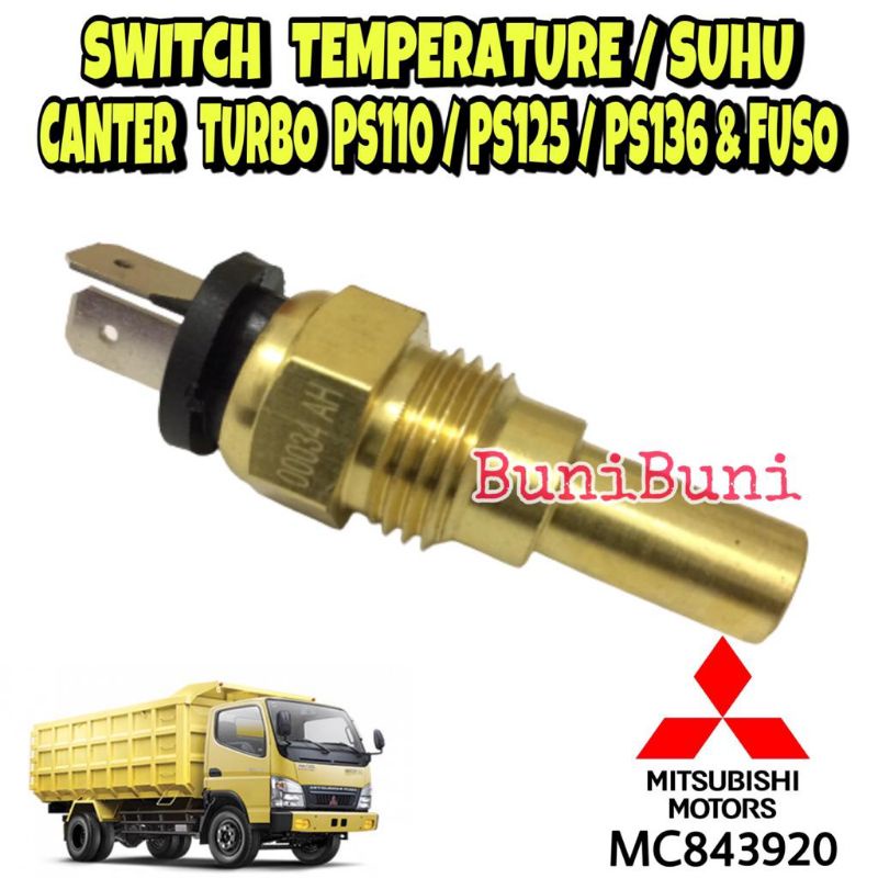 Switch Temperatur / Panas Mobil Truk Canter Turbo / L300 &amp; Kuda Diesel / Fuso PS190