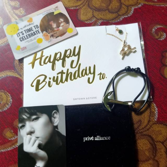 Bracelet Prive Baekhyun Exo dan Necklace Baekhyun Exo