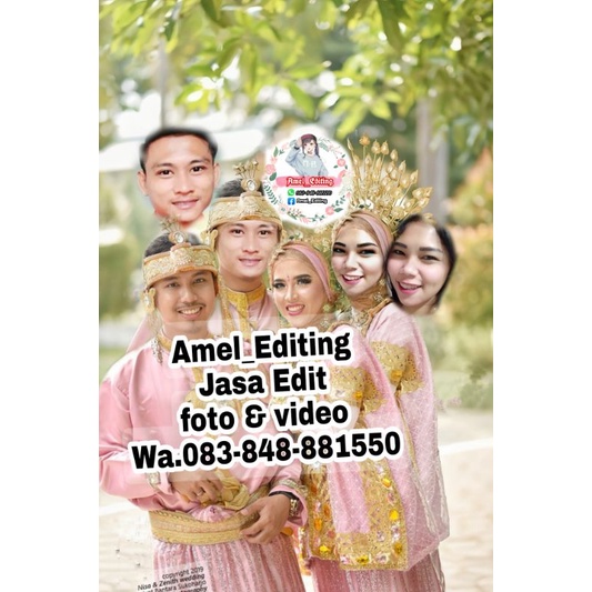 JASA EDIT FOTO PASANGAN PENGANTIN