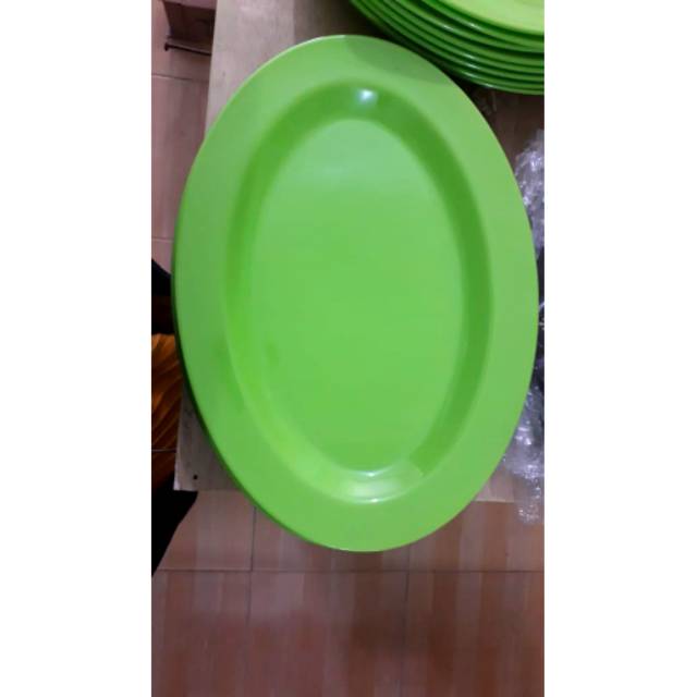 Piring Melamine Cantik Lonjong