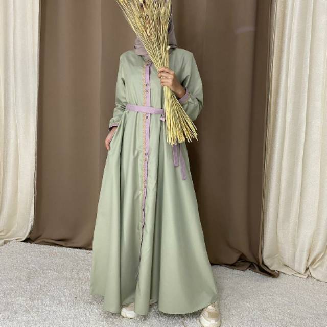 GAMIS TOYOBO PREMIUM // NADHIRA // ORI ADEN HIJAB